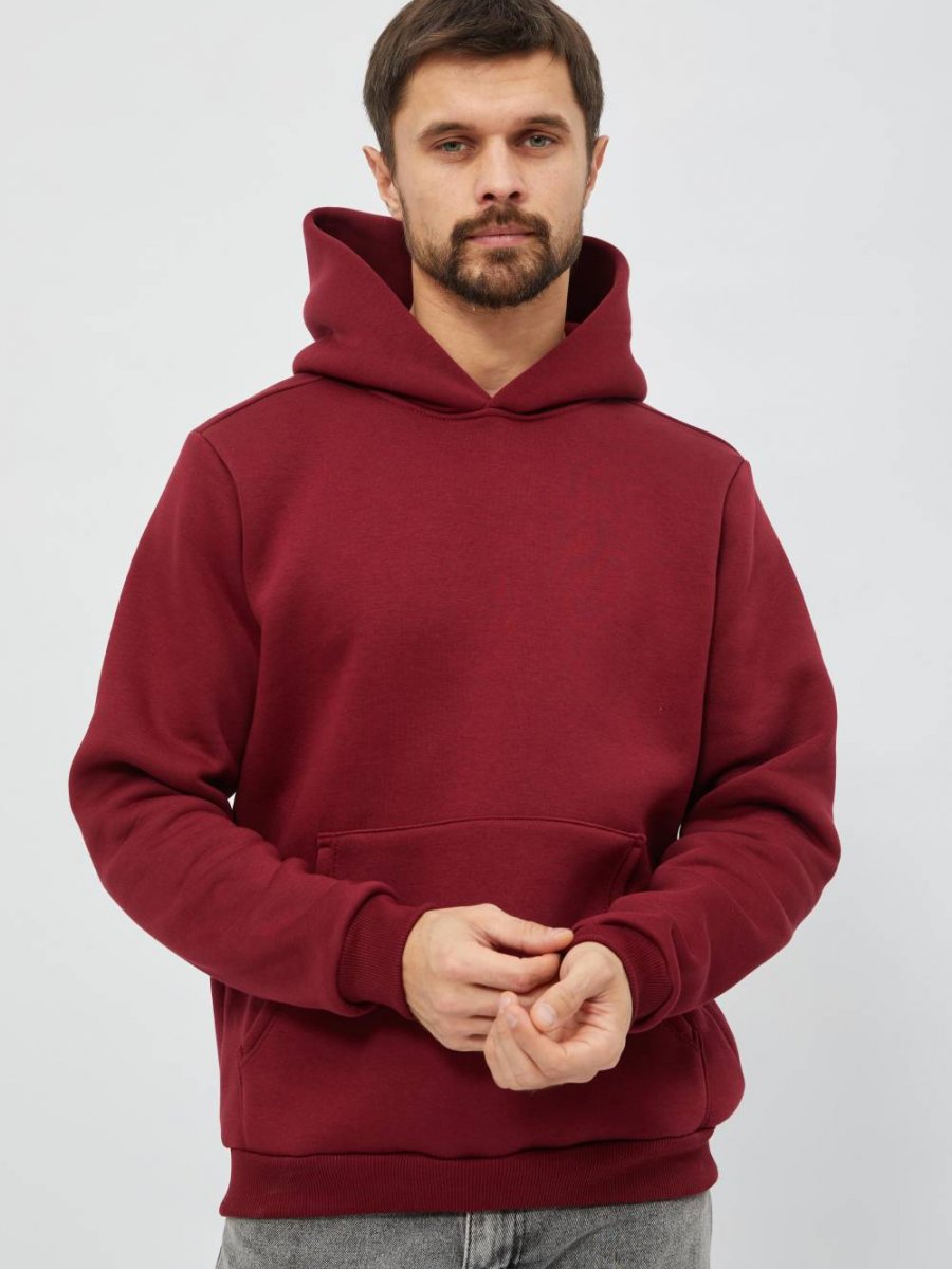 Aktualisieren Sie Ihren Stil mit unserem roten Herren-Sweatshirt: Komfort, Qualität und heller Akzent!